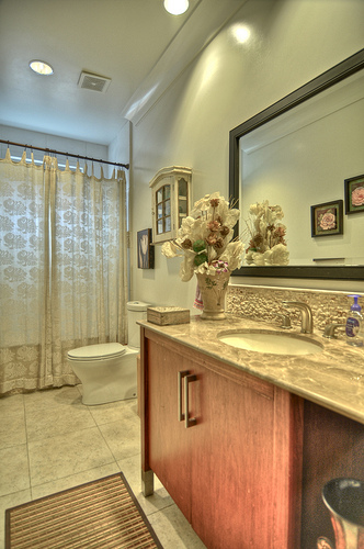 bathroom downstairs